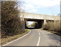 Concrete road bridge carrying the A303