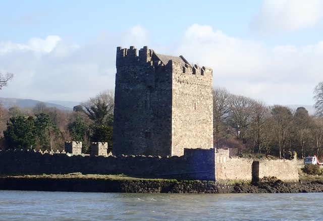 Narrow Water Castle viewed from the Republic's side of the river
