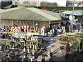 Open-air section of an Inverurie garden centre