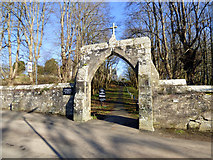 NS1655 : Cathedral grounds entrance by Thomas Nugent