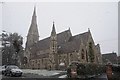 Christ Church in snow