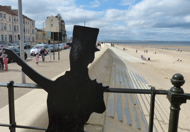 The seafront at Coatham Sands, Redcar