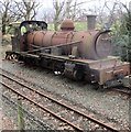 Injan yn cael ei adfer / A locomotive undergoing restoration