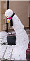 NY4158 : The Eden Gate snow-person - March 2018 (2) by The Carlisle Kid