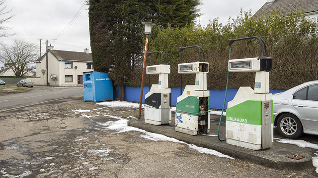 Old fuel pumps, Derrykeighan