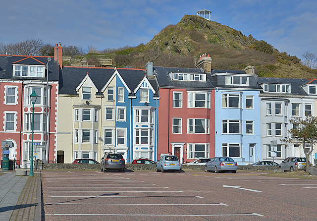 Aberdyfi seafront houses