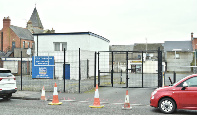 Development site, 27-33 Church View, Holywood (March 2018)
