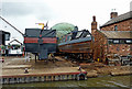 Boatyard near Streethay in Staffordshire