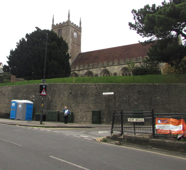 Grade I listed Parish Church of St Mary, Marlborough