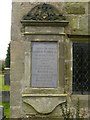SK3728 : Memorial to Sampson and Ann Massey, Church of St James, Swarkestone by Alan Murray-Rust
