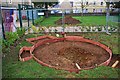 Progress on new war memorial (February 2018), The Leys, Witney, Oxon