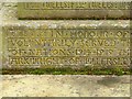 War Memorial, Barrow-upon-Trent ? detail