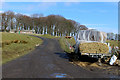 Track heading towards Stock Bridge