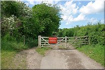 TQ0706 : Bridleway gate, Angmering Park estate by Robin Webster