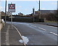 Warning sign - Lle chwarae/Playground, Ashburnham Road, Pembrey