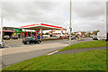 A hand car wash and a filling station on the A3125 at Sticklepath