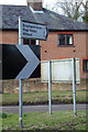 TL1320 : Roadsign on Chiltern Green Road by Geographer