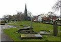 SE2932 : St Matthew's graveyard, Holbeck by Alan Murray-Rust