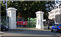 NS2776 : Greenock Cemetery Gates renovation by Thomas Nugent