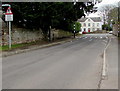 Warning sign - Humped Crossing/Croesfan a Thwmpath, Crick Road, Portskewett