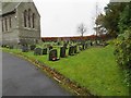 Churchyard by the east end