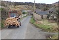 Vintage tractor still at work on the Upper Fathom Road, Killeen