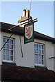 The Red Lion Public House sign