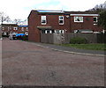 Rooftop solar panels, Snowdon Court, Croesyceiliog, Cwmbran