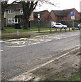 Shelterless bus stop, Edlogan Way, Croesyceiliog, Cwmbran