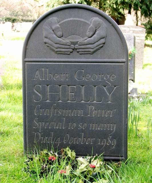 The grave of Albert George Shelly