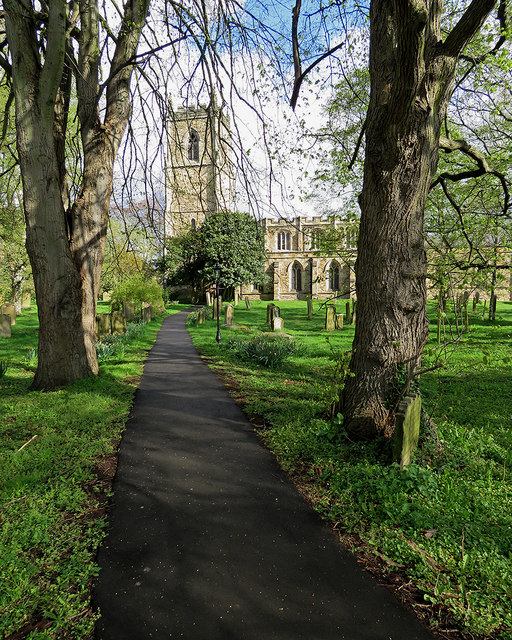 Durham: in St Oswald's churchyard