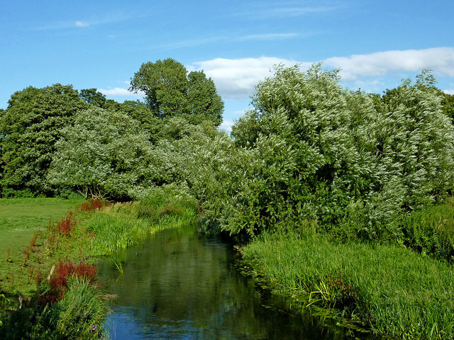 River Anker in Polesworth, Warwickshire