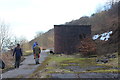 SO2402 : Derelict building, Blaenserchan Colliery site by M J Roscoe