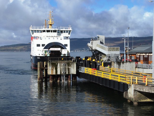 Ferry Docking at Wemyss Bay