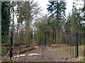 Gated entrance to Lynders Wood, 2