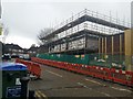 Building works on Merley Court, Kingsbury