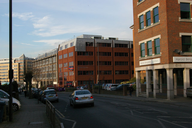 Office blocks, Lowlands Road, Harrow-on-the-Hill