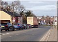 Inbound traffic on Dublin Road waiting to proceed on to Bridge Street