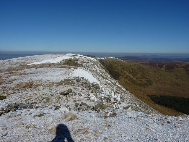 Cadair Berwyn's old summit