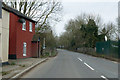 Narrow railway bridge on A342