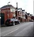 Houses at the top end of Dewsland Park Road, Newport