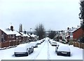 Montrose Road after heavy overnight snow