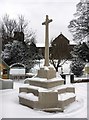 The war memorial at All Saints Church