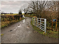 Entrance to Dean Clough Reservoir