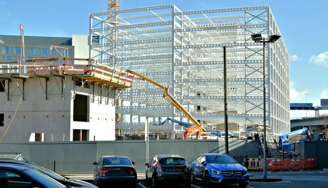 The City Quays car park site, Belfast -... © Albert Bridge :: Geograph ...