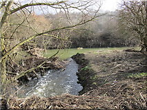SE3706 : Outfall into the River Dearne by Jonathan Thacker