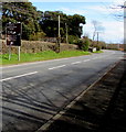 Brown direction sign, Gwscwm Road, Pembrey