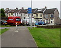 End of cycle route - cyclists dismount, Penrhiwfer