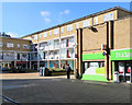 Cambridge: Arbury Court shops and flats