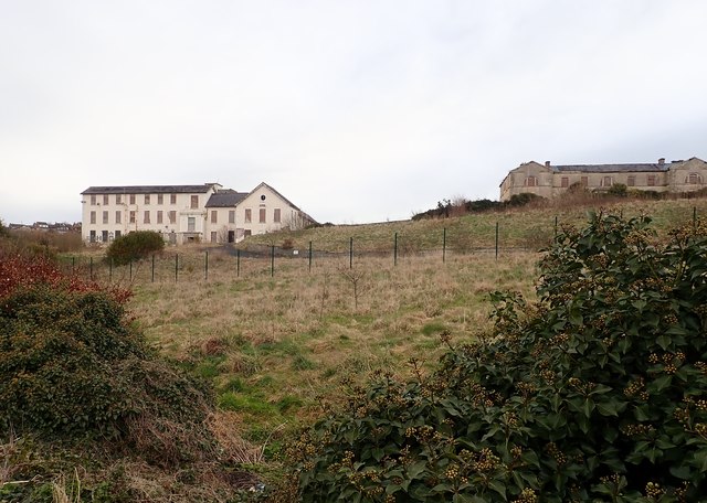 The derelict "old" Downe Hospital